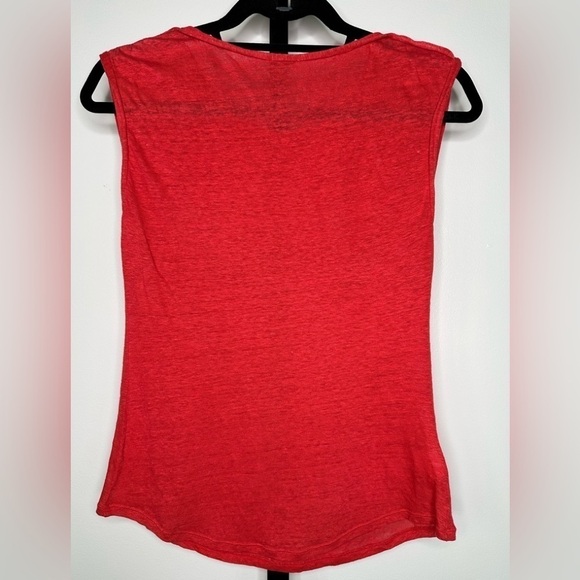 Maxstudio Women Tank Top - Rust Orange - S - Picture 2 of 4